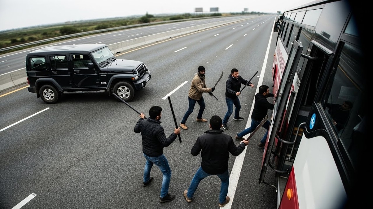 НЕ НА ТЕХ НАПАЛИ! Бандиты случайно атаковали элиту Спецназа на трассе