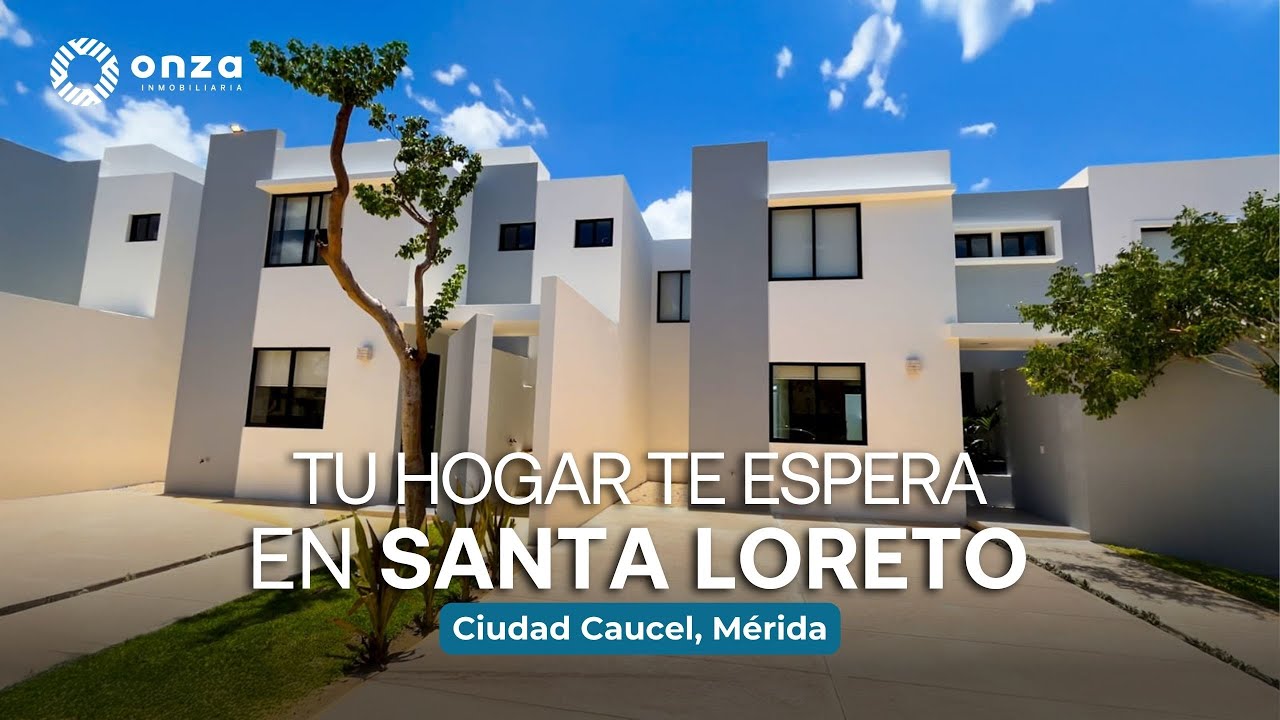 ¡CASAS ECONOMICAS EN MERIDA! 🚨 CASAS residenciales en VENTA solo en SANTA LORETO
