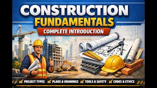 CONSTRUCTION FUNDAMENTALS: A COMPLETE INTRODUCTION TO THE CONSTRUCTION INDUSTRY