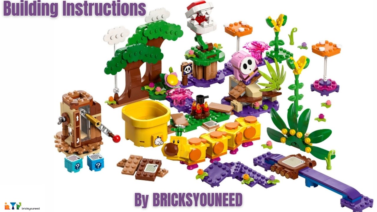 LEGO Super Mario 71434 Soda Jungle Maker Set Building Instructions