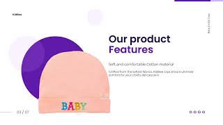 Kidbee Baby Unisex Boys & Girls Cotton Soft Baby Embroidery Cap (RC-725) screenshot 5