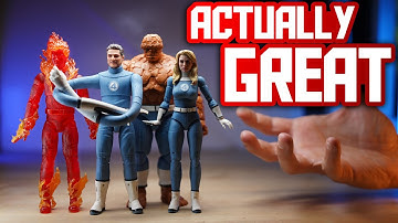 The Fantastic 4 Marvel Legends are actually GREAT, and here