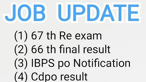 #bpsc job update#67thRe exam date #cdpo result #66th final result #api mains#31st judiciary #ibps po
