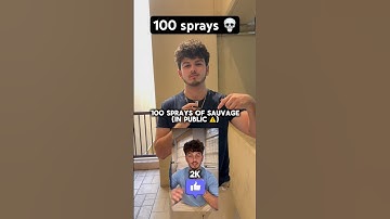 100 Sprays of Sauvage Elixir In Public 💀⚠️ #dior #fragranceformen #designerfragrance #fragrance