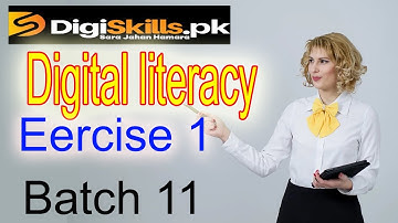 Digiskills Digital Literacy Exercise 1 batch 11 solution 2021