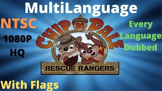 Chip 'n Dale's Rescue Rangers - intro Multilanguage | Every language dubbed | 1080p60 HQ | NTSC