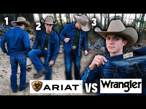 ARIAT VS WRANGLER • Testing 3 Boot Cut Jeans! • Vintage Boot Cut • Clothing Review 2022