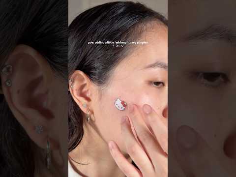 who says pimple patches can’t be whimsical AND functional?!! 🤭🎀 #acneproneskin #whimsical