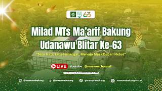 MILAD KE 63 & PELEPASAN SISWA IX MTs. MA'ARIF BAKUNG UDANAWU BLITAR