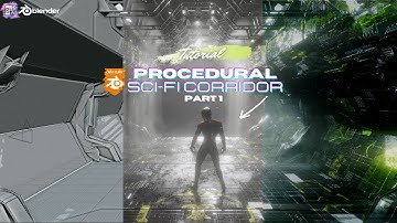 Procedural scifi corridor | Blender 2.91 tutorial - Part 1
