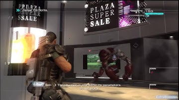 Binary Domain Chapter 4 Boss Gorilla Gameplay (Xbox360, PS3)