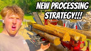 New And IMPROVED Firewood Processing! (Very Obvious) 