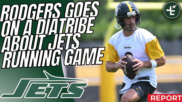 Aaron Rodgers Went On A "Diatribe" About The New York Jets Running Game Last Year