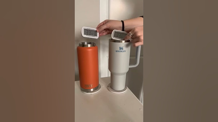 YETI vs Stanley cup WHAT STAYS COLDER LONGER?