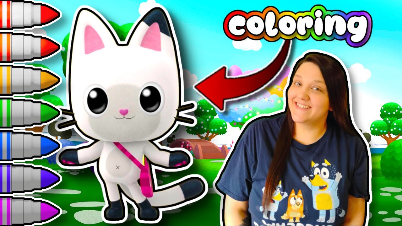 Color Pandy Paws with Me | #gabbysdollhouse Coloring Pages - YouTube