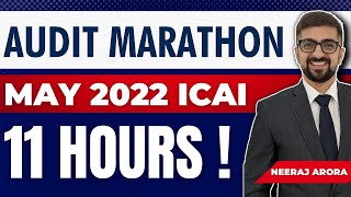 CA INTER AUDIT MARATHON - Audit Marathon CA Inter | CA Inter | Audit | Revision | Neeraj Arora