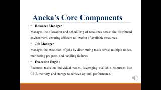 Aneka Cloud Platform