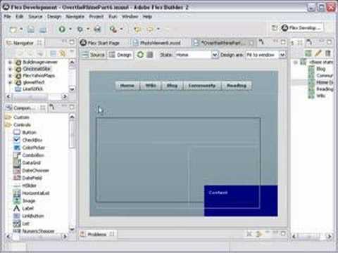 Part 6 Building Over The Rhine Website in Adobe Flex