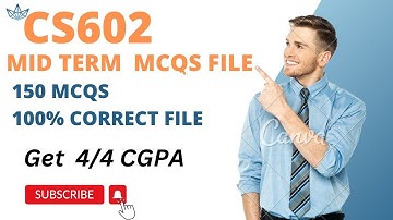 CS602 midterm preparation|cs602 midterm mcqs file|#cs602