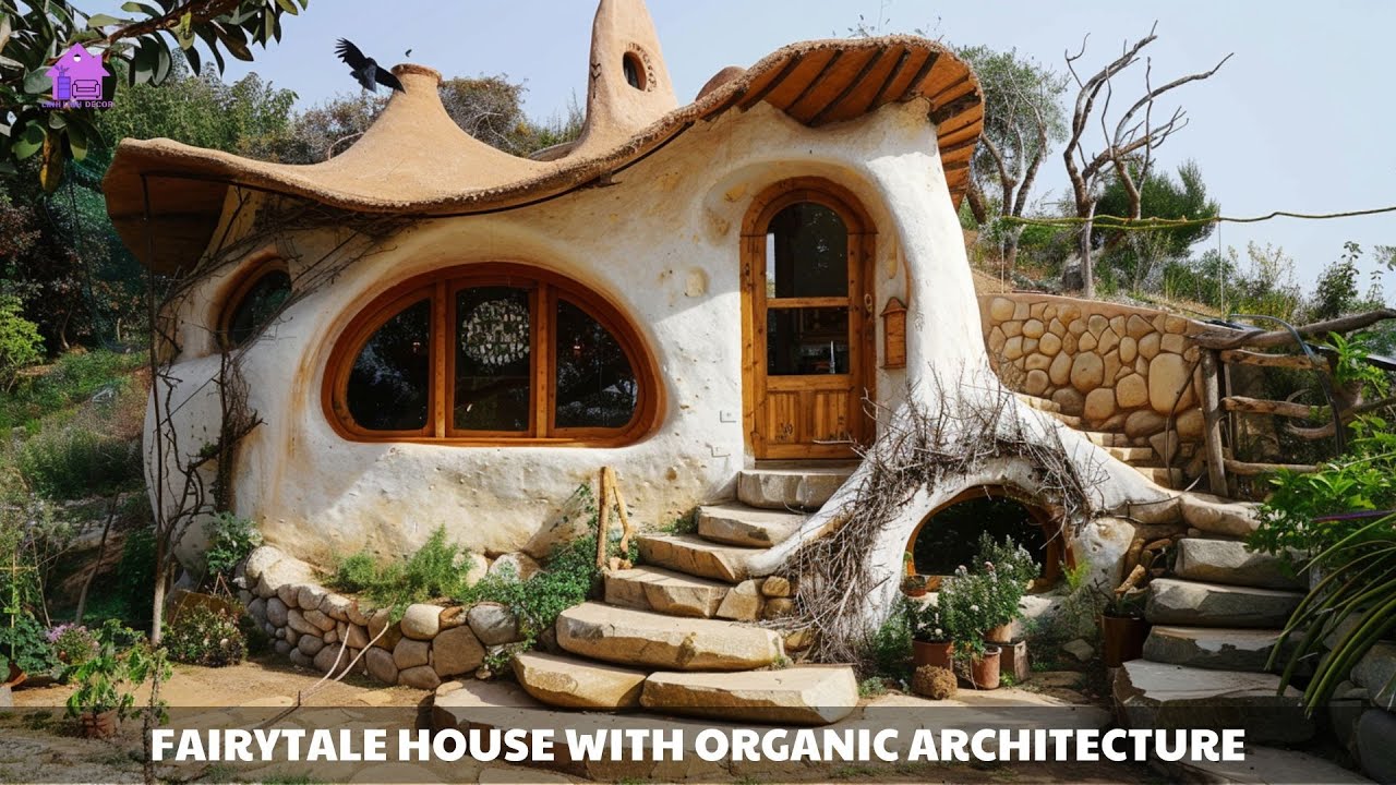 Fairytale House with Organic Architecture | Unique Storybook Home Design