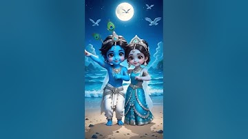 radha krishna status video #trending #krishna #cartoon #shorts #ai #radhakrishnasong #littlekrishna