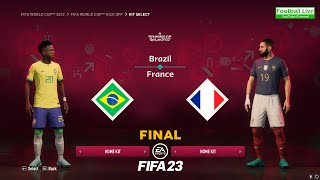 Download Lagu FIFA 23 | Brasil vs. France | FIFA World Cup Final 2022 Qatar | Neymar vs Mbappe - Gameplay PC MP3 Download Lagu FIFA 23 | Brasil vs. France | FIFA World Cup Final 2022 Qatar | Neymar vs Mbappe - Gameplay PC MP3