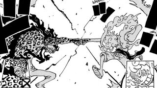 Luffy vs Rob Lucci 'Awakened full fight' Manga