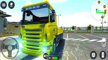 Drive Simulator Level 6 - Brick Block Pallets Delivery | Truck Android Game Play