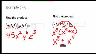 18 1 Multiplying Polynomial Expressions by Monomials