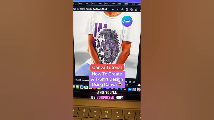 How To Make A T-Shirt Design Using Canva! #canvatutorial