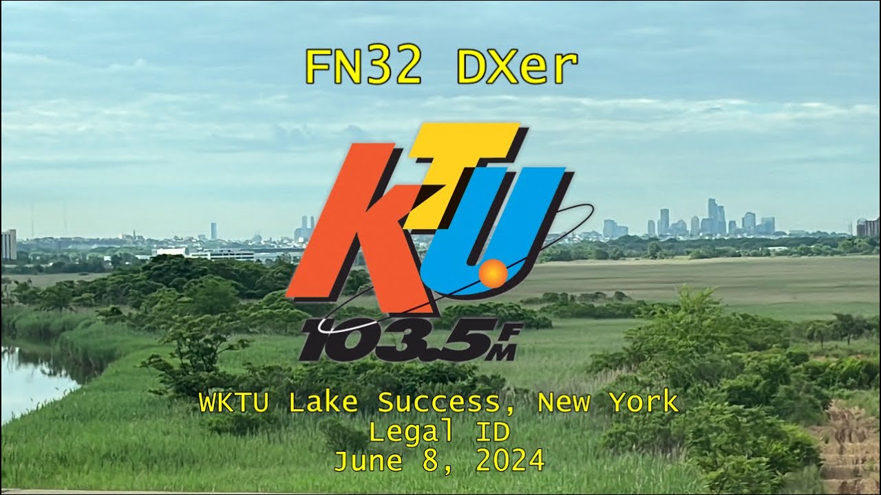 103.5 KTU | WKTU Lake Success, New York Legal ID (6/8/2024) - YouTube