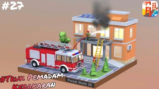 Truk Pemadam Kebakaran #San Francisco | Pocket World 3D | Gameplay Game Android |#27 screenshot 4