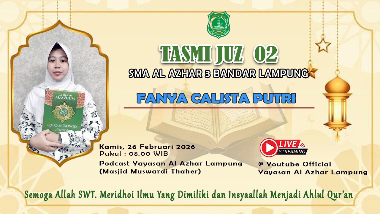 KBM TAHFIDZ MUROJA'AH JUZ  02A.N  FANYA CALISTA PUTRI