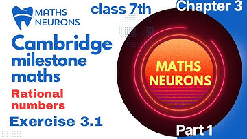 Class 7 maths milestone chapter 3 exercise 3.1 #mathneurons #maths