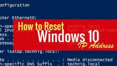 How to Flush DNS and Renew IP Address in Windows 10#flush dns #renew ip address#change IP address