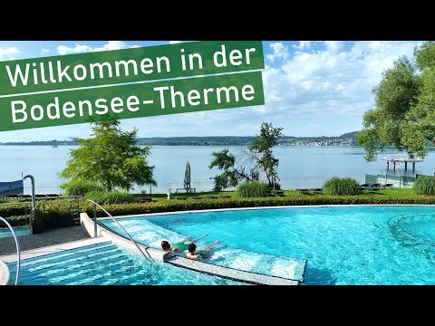 Bodensee-Therme Überlingen | Die Therme direkt am See mit Badestrand 2022 4K