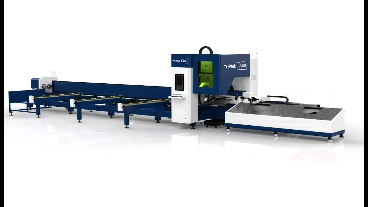 Станок для лазерной резки труб TOPTEK LASER с ЧПУ