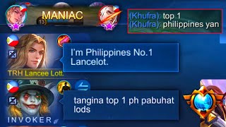 LANCELOT TOP 1 PHILIPPINES🇵🇭 PRANK