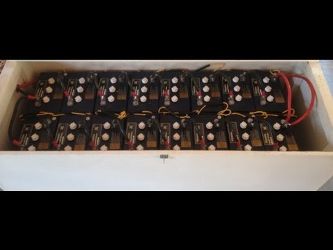 How to make a Solar Battery Bank Enclosure: Solar Off-Grid System ...