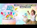 UNICORN RAINBOW CAKE TOPPER | UNICORN | UNICORN CAKE TOPPER TUTORIAL | UNICORN CAKE TOPPER DIY