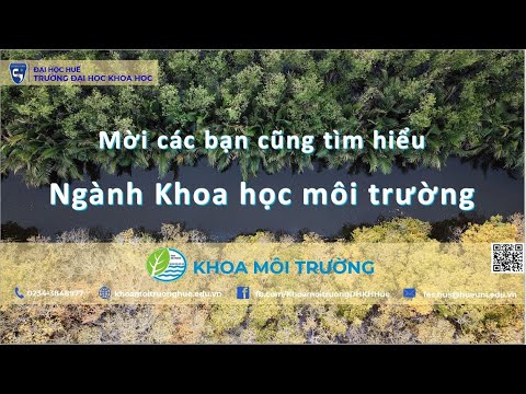 Video Giới thiệu ngành Khoa học Môi trường - YouTube