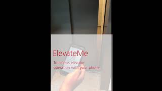 Schindler CleanMobility ElevateMe Mobile Application - How to use it. screenshot 2