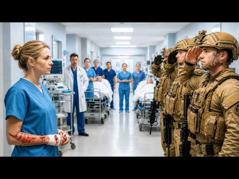 “I’m Just a Nurse,” She Said — Then Six SEALs Saluted Her and Called Her “Commander”