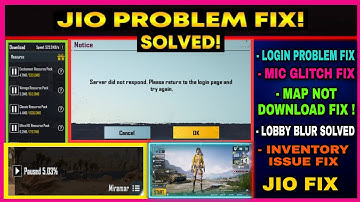 PubG Login Problem Network Error, Mic Glitch, Map Not Downloading Solved {JIO User} Pubg Unban INdia