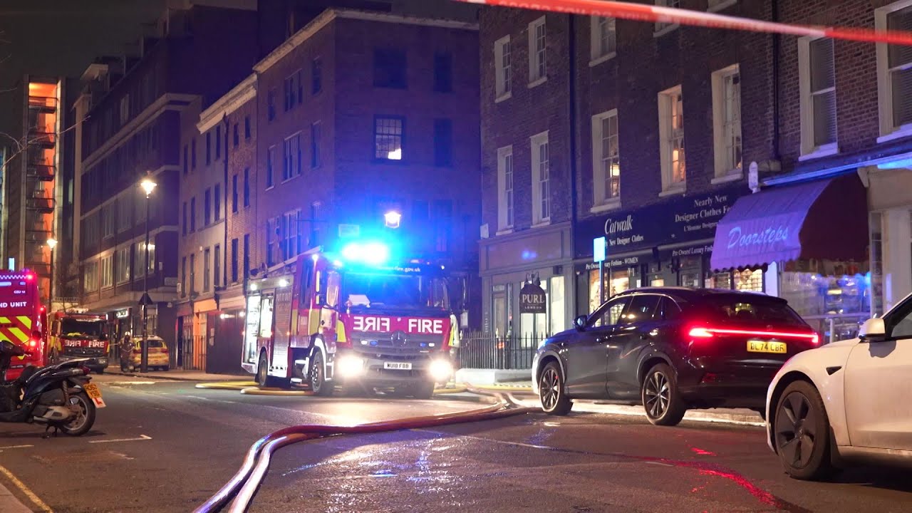 Fire brigade on site after major fire breaks out in luxury London hotel | AFP