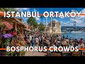 ISTANBUL TURKEY 2026 4K WALKING TOUR | Ortaköy Waterfront Market, Cafes &amp; Bosphorus Views