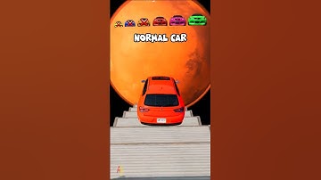 Cars vs Mars 😂❌ Tiny Car ❌ Small Car ❌ Medium Car ❌ Normal Car ❌ Big car ❌ Giant Car #shorts
