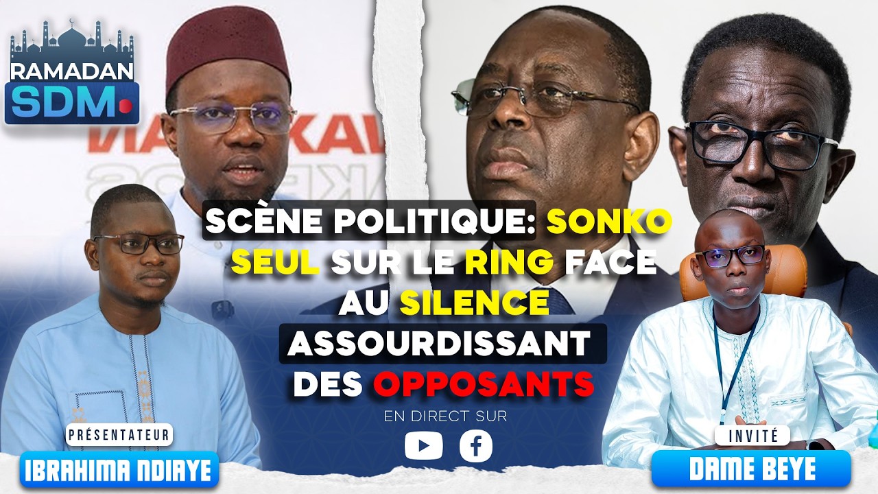 🔴🔴🔴DIRECT : Scène politique : Sonko seul sur le ring face au silence assourdissant des opposants