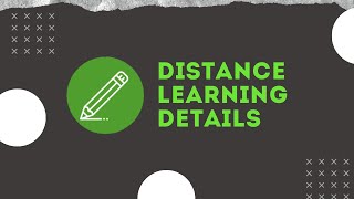 Distance Learning Plan Details (08.23.20)
