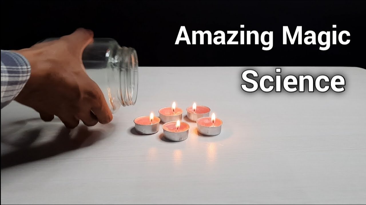Candle and Carbon dioxide Science Experiment YouTube